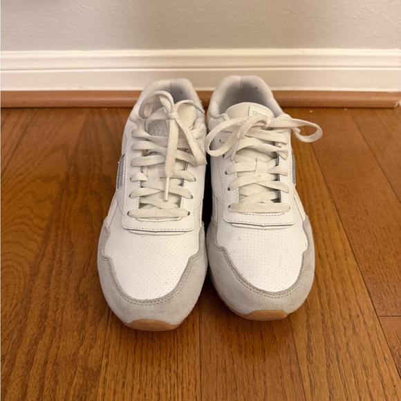 Reebok Classic White and Gray Trainers - Picture 3 of 5